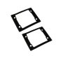 2X Rubber Seal Rings For Epson XP600 Printhead Replacement Solvent Resist Black