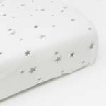 Babes & Kids Little Acorn Stars Cot Fitted Sheet - 66X132CM