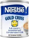 Nestle Gold Cross Full Cream Sweetened Condensed Milk Plain Flavour