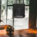 Raw Urban Jute Pendant Light Black - Large