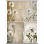 Tear Resistant Deco Print Meadow Dandelion