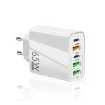 65W 3USB 2PD Adaptor Charger Plug