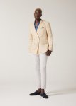 Slim Stretch Double Breasted Tailored Jacket