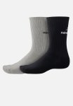 New Balance Nb Uni-ssentials Crew Sock 2PK - Black & Grey