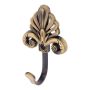 Alloy Curtain Tieback Hooks Vintage Leaf Design Wall-mounted Curtain