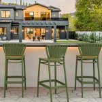 Portofino Outdoor Bar Stool - White