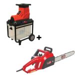 Electric Garden Shredder Sgs 2800 And Electric Chainsaw Lss 2035.