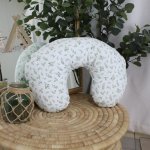 Feeding Pillow Cover Soft Leaf Safari Full Leaf Print
