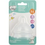 Made 4 Baby 2 Pack Ultra Wide Neck Silicone Nipple Fastflow