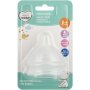 Made 4 Baby 2 Pack Ultra Wide Neck Silicone Nipple Fastflow