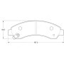 Subaru Kbc Brake Pads Front For Gwm - Spares Direct