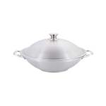 8.5LT Stainless Steel Wok Silver