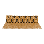 @home Bamboo Lattice Bathroom Mat