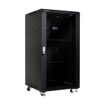 Hikvision Cab 22U Floor Stand 600×600 2F 2S Glass