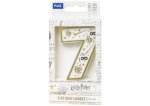Harry Potter Birthday Candle 7 Seven