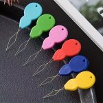 2 5PCS Colorful Gourd Shaped Needle Threaders Diy Needle Threader Hand Machine Sewing Tool For Sewing Crafting Knitting Craft Qu