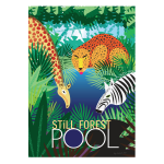 Still Forest Pool Mindfulness Art Print