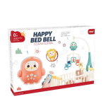 Ashcomonline Cot Mobile Happy Bed Bell Educational Toy Colours & Shapes