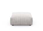 Sofa Seat - Cord Velours - Platinum - 84CM X 84CM