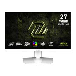 MSI Mag 274QRFW E20 27" Wqhd 200HZ Ips Gaming Monitor - White-mag 274QRFW E20