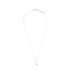 Georgini Natural Green Agate And Diamond May Pendant - Silver