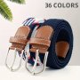 Woven Elastic Waist Belt Braided Elastic Belt Golf Casual Breathable Pants Accessories For Women