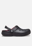 Crocs Classic Lined Buff Check Clog - Black