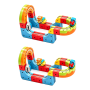 59-PIECES Of Magnetic Track Car For Children's Early Learning Toys 2-PACK