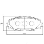 Toyota Kbc Brake Pads Front For Auris Corolla Yaris - Spares Direct