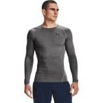 Under Armour Men's Heatgear Armour Long Sleeve - Grey - Large