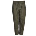 Drawstring Dart Balloon Pants - Forest Green XL