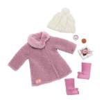 Deluxe Sherpa Coat Outfit With Hat - Wonderfully Warm