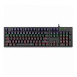 T-dagger Bermuda Rainbow BACKLIT|150CM CABLE|104 Key|mechanical Keyboard – Black