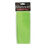 Paper Straws Lime Pack Of 25
