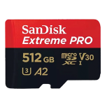 SanDisk 512GB Extreme Pro 200MB S Uhs-i Microsdxc Memory Card – SDSQXCD512GGN6MA
