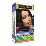 Indus Valley Aqua Hair Color Dark Brown Gray Coverage Hair Dye Allergy Free Organic Hair Color 100% Botanical Hair Colour Made-u