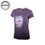 Ladies Diamond Rose Tee - Graphite - 3XL