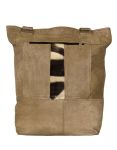 LS-TJ123 Genuine Leather Shoulder Bag With Front Nguni Leather Design