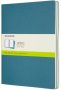 Moleskine Set Of 3 Extra Large Plain Cahier Journals - Brisk Blue Paperback