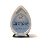 Memento D.drop Ink Pad - Summer Sky - Water-based Ink