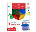 Little Creatives Modelling Dough Basic Colours - Set Of 4