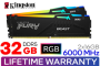 Kingston Fury Beast Rgb 32GB 6000MHZ DDR5 CL40 Memory
