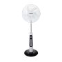 Rechargeable Pedestal Fan - 18 - White