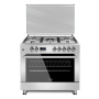 Ferre 90CM Stainless Steel Free Standing 5 Burner Gas/electric Cooker
