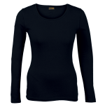 145G Long Sleeve T-Shirt Ladies - 3XL White