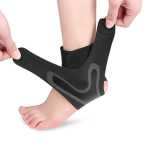 One Pair Ankle Brace Breathable Elastic Ankle Stabilizer For Preventing Sprained Ankle Achilles Tendonitis Pain And Injured Foot