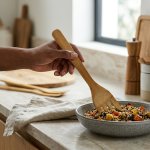 Natura L House Premium Olive Wood Kitchen Utensil