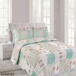 3 Piece Quilt Set Luxury HLTO-63 Double Queen - Luxury Double Queen