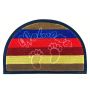 60X40CM Halfmoon Outdoor Doormat Anti-slip Floor Mat Antifouling Multicolor