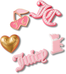 Juicy Couture 5 Pack Jibbitz - Multi Osfa